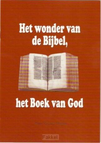 product afbeelding voor: Wonder van de bijbel het boek van God