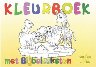 product afbeelding voor: Kleurboek met bijbelteksten A4