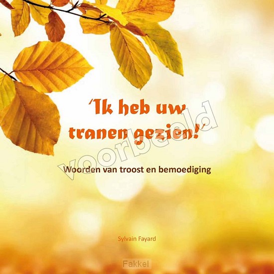 product afbeelding voor: Ik heb uw tranen gezien!