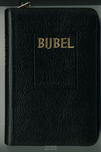 product afbeelding voor: Majorbijbel 104811 sv zwart leer goudsn