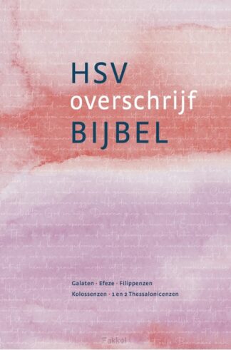 product afbeelding voor: HSV overschrijfbijbel
