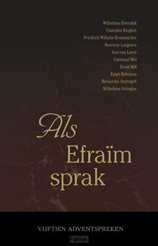 product afbeelding voor: Als efraim sprak