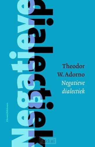 product afbeelding voor: Negatieve dialectiek