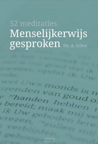 product afbeelding voor: Menselijkerwijs gesproken
