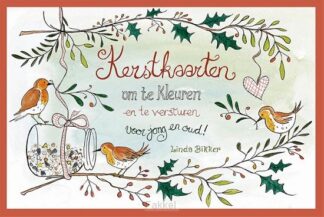 product afbeelding voor: Kerstkaarten om te kleuren en te verstur