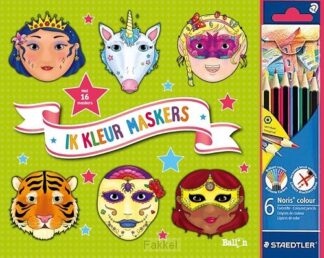 product afbeelding voor: Ik kleur maskers (groen)