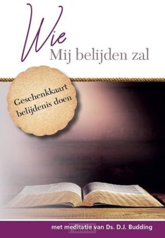 product afbeelding voor: Vouwboekje Wie Mij belijden zal