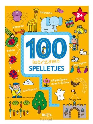 product afbeelding voor: 100 leerzame spelletjes 3+