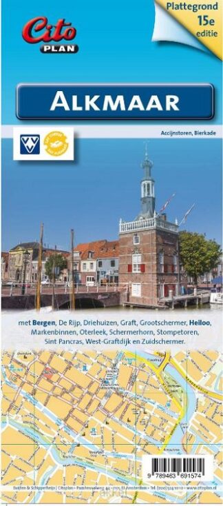 product afbeelding voor: Stadsplattegrond Alkmaar