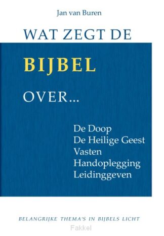 product afbeelding voor: Wat zegt de bijbel over...