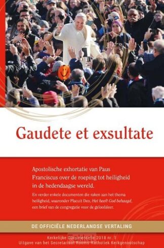 product afbeelding voor: Gaudete et exsultate