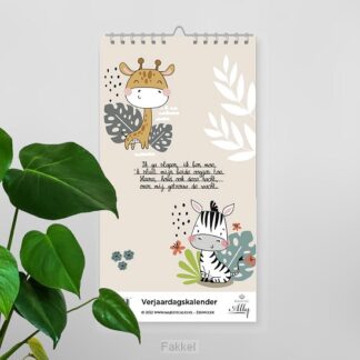 product afbeelding voor: Verjaardagskalender ik ga slapen ik ben