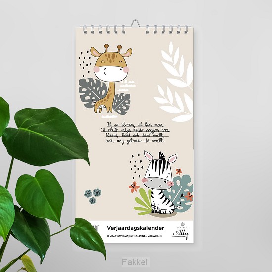 product afbeelding voor: Verjaardagskalender ik ga slapen ik ben