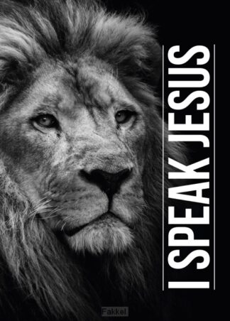 product afbeelding voor: Poster a4 i speak Jesus - lion