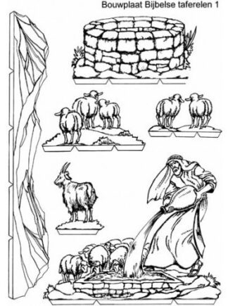 product afbeelding voor: Posterset A4 kijkdoosplaten 4 delen