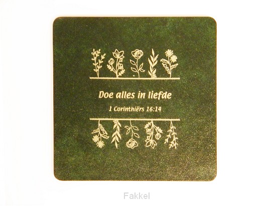 product afbeelding voor: Doe alles in liefde. Groen