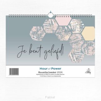 product afbeelding voor: Maandkalender hour of power je bent geli