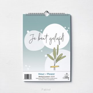 product afbeelding voor: Weekplanner hour of power je bent gel