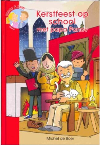 Kerstfeest op school met papa panov