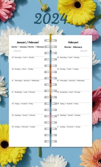 product afbeelding voor: Schildkalender Flora