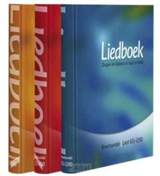 product afbeelding voor: Liedboek - set 3 koorbundels