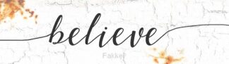 product afbeelding voor: Believe - 15 x 4 x 1