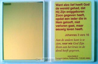 product afbeelding voor: Spiegeltje met tekst joh 3:16