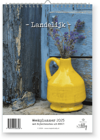 Weekplanner landelijk met bijbeltekst