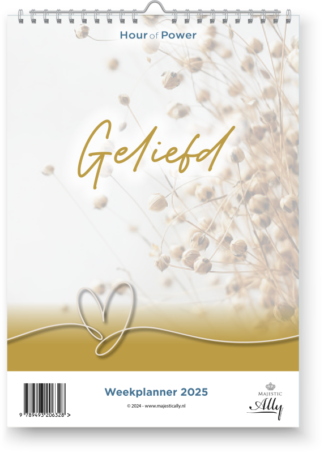 Weekplanner 2025 Hour of Power - Je bent geliefd