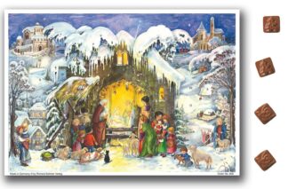 Adventscalendar with 75g Milk Chocolate