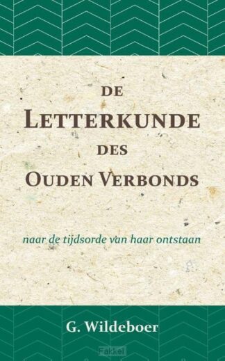 product afbeelding voor: Letterkunde des ouden verbonds