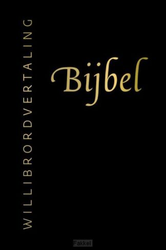product afbeelding voor: Bijbel willibrord zwart leer goudsnee