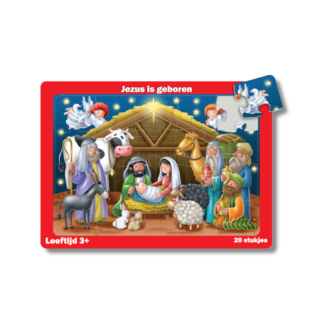 Puzzel tray Jezus is geboren