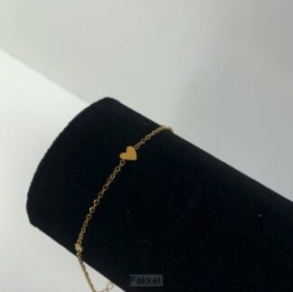 product afbeelding voor: Armband drie hartjes goud