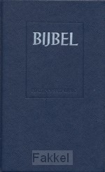 product afbeelding voor: Schoolbijbel sv blauw harde band witsnee