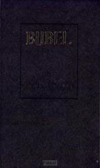 product afbeelding voor: Majorbijbel sv zwart kunstl kleursn ind