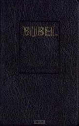 product afbeelding voor: Majorbijbel sv zwart leer gouds ind rits