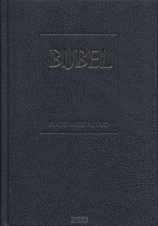 product afbeelding voor: Huwelijksbijbel sv zwart kunstl kleine e