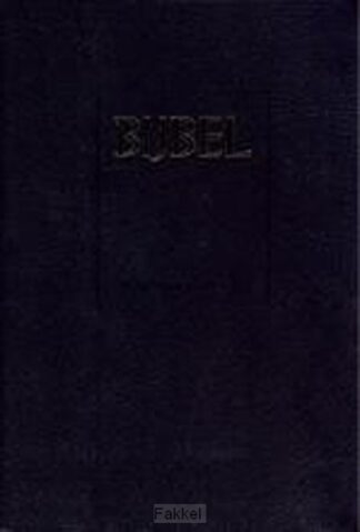 product afbeelding voor: Gezinsbijbel sv zwart buigz band kleursn