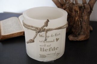 product afbeelding voor: Windlicht M "Wie op de Heer vertrouwt