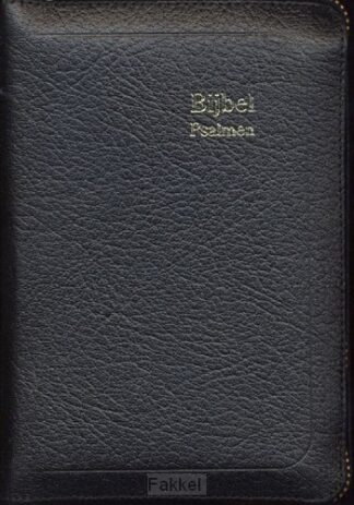 product afbeelding voor: Dameszakbijbel D35 leer gouds index rits