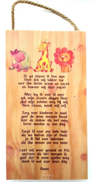 product afbeelding voor: Ik ga slapen ik ben moe (moderne tekst)