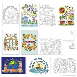 product afbeelding voor: 10 Images the Psalms Colouring postcards