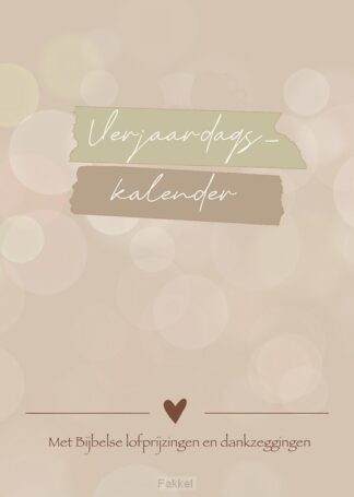 product afbeelding voor: Verjaardagskalender met Bijbelse teksten