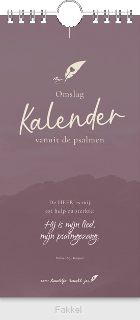 product afbeelding voor: Bureaukalender Psalm Lights