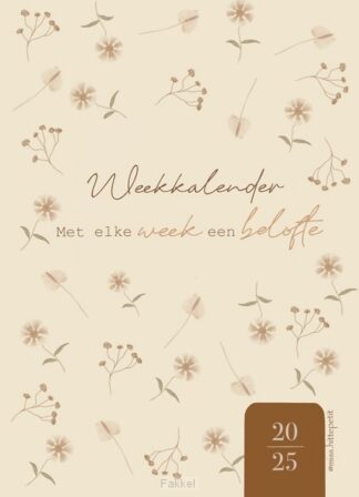 product afbeelding voor: Weeknotitiekalender Belofte