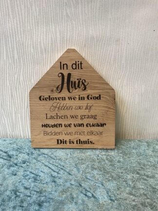 product afbeelding voor: Homedecor/coaster In dit huis