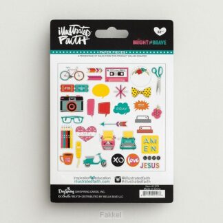 product afbeelding voor: Bright and Brave - Paper pieces