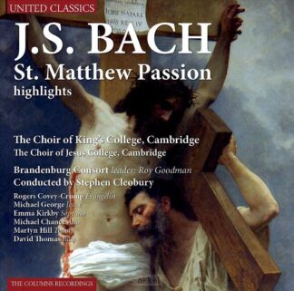 product afbeelding voor: St. Matthew Passion Highlights (J.S. Bac