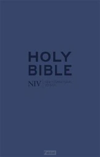 product afbeelding voor: NIV tiny bible with zip blue soft-tone